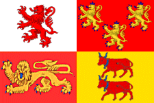 Gasconha, Guièna, Peiregòrd e Bearn