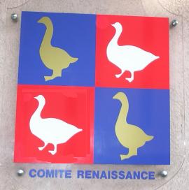 Pau - Le blason du "Comité Renaissance"