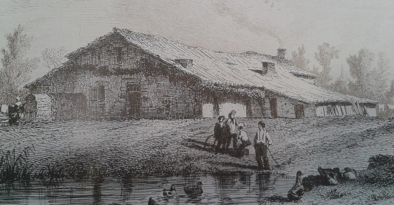Une ferme à Izon (1849)