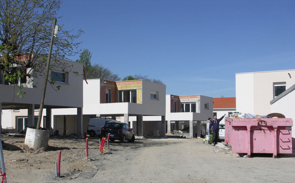 Saint Loubès - quartier du Livey, chantier du "Plaisance" (2023)