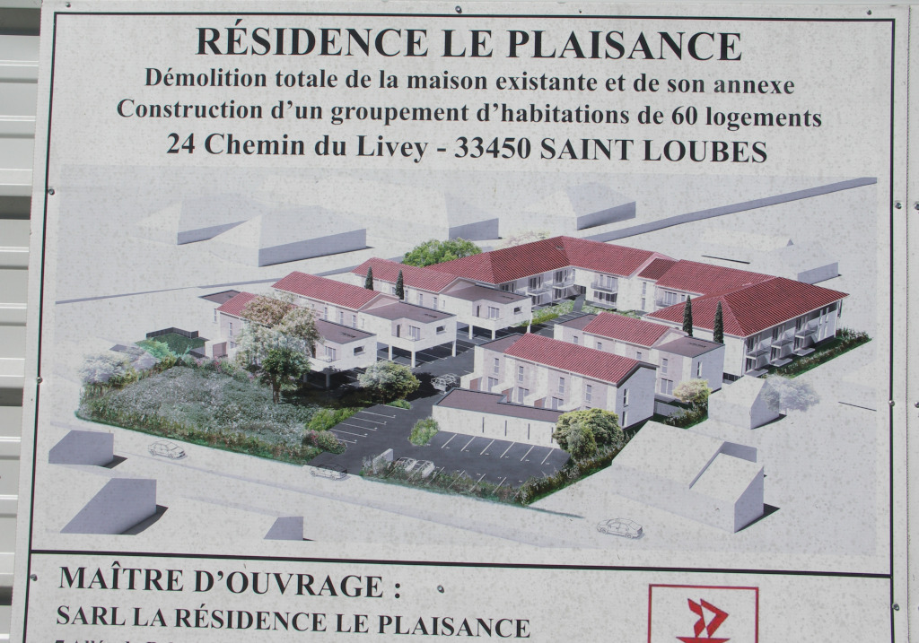 Saint Loubès - quartier du Livey, projet "le Plaisance"
