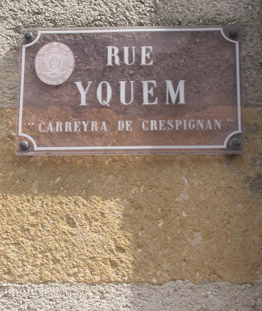 Rue Yquem / Carreyra de Crespignan