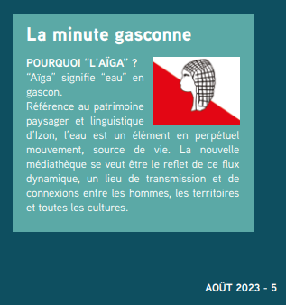 Izon - pourquoi le nom "l'Aïga" ?