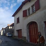 Labastide-Villefranche - La rue de Devant en décembre 2024