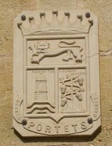 Blason de Portets, sur la mairie