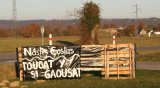 Cieutat - Pancarte militante en gascon