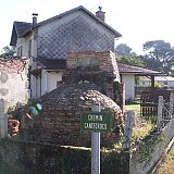 Lüe - départ du chemin de Cantecrocq dans le quartier de Gaillard