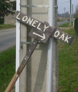 Panneau "Lonely Oak" à Lavardac