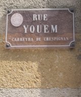 Rue Yquem / Carreyra de Crespignan