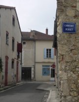 Roquefort (de Marsan) - Carrérot Perget ; plaque relativement ancienne