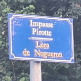 Arette - Lèra de Nogueron - plaque bilingue