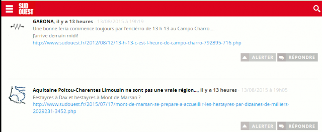Festayres à Dax et hestayres à Mont de Marsan ?