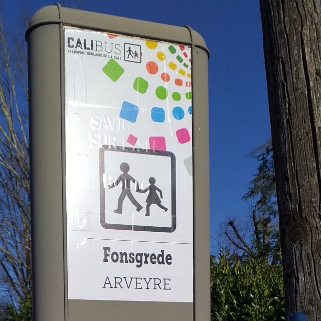 Arrêt de bus "Fonsgrede"