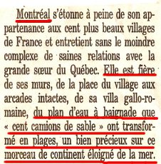 Montréal fière du plan d'eau à baignade...