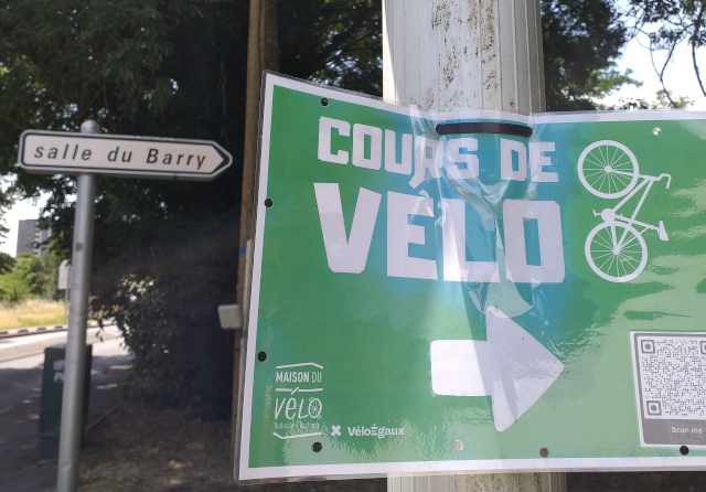 Toulouse / Tolosa - Jardin du Barry - cours de vélo