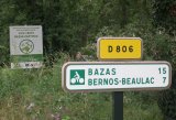 Captieux - "la Hausse" (la Hosse) : la voie verte Captieux-Bazas